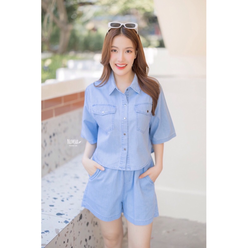 Numsha Brand เซ็ตยีนส์ 2333/NB23090