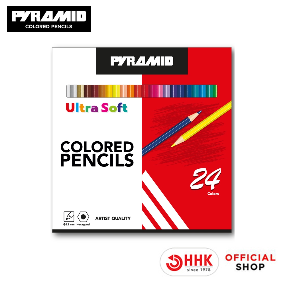 Pyramid ดินสอสีไม้ปิรมิด Artist Quality 24 สี 680124