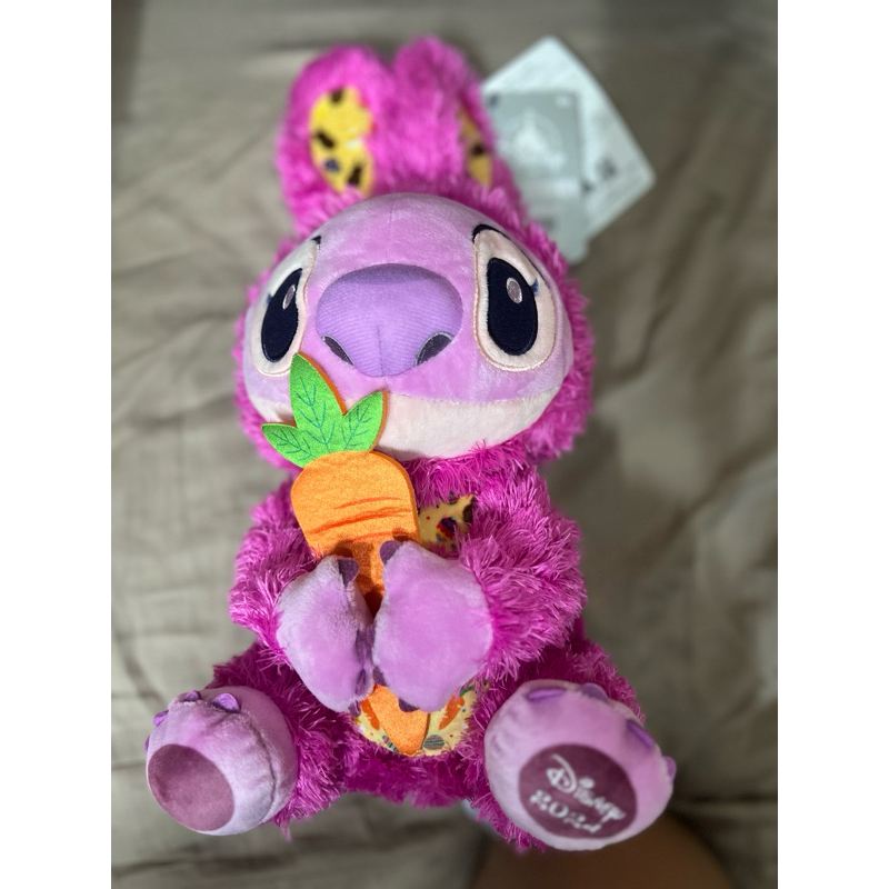 Disney store Angel Easter bunny plush Med 13” Lilo & Stitch