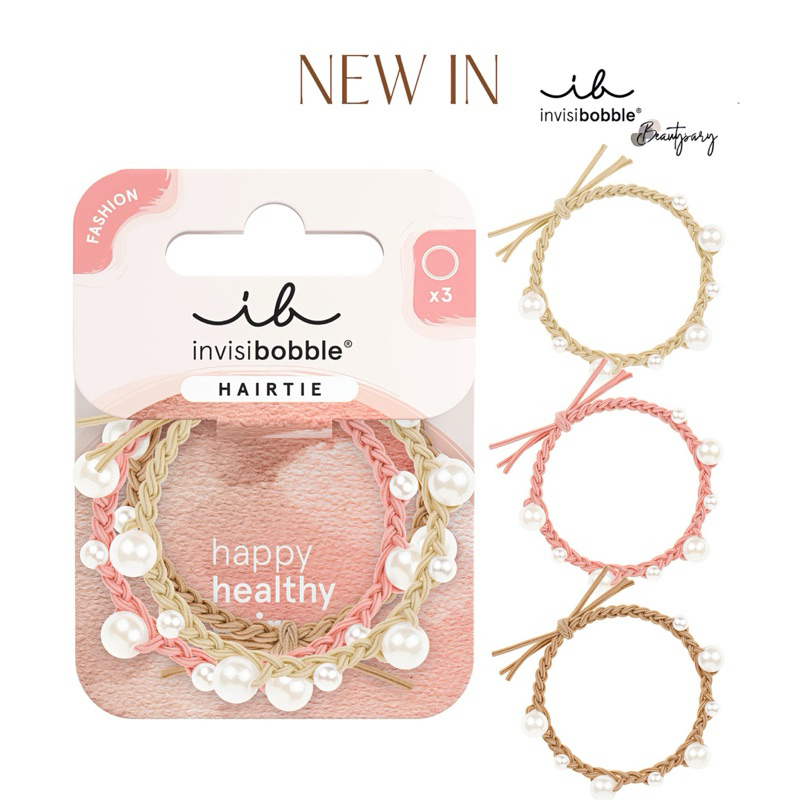 ใหม่ล่าสุด🎉 INVISIBOBBLE ยางรัดผมเจ้าหญิง Princess Pearl