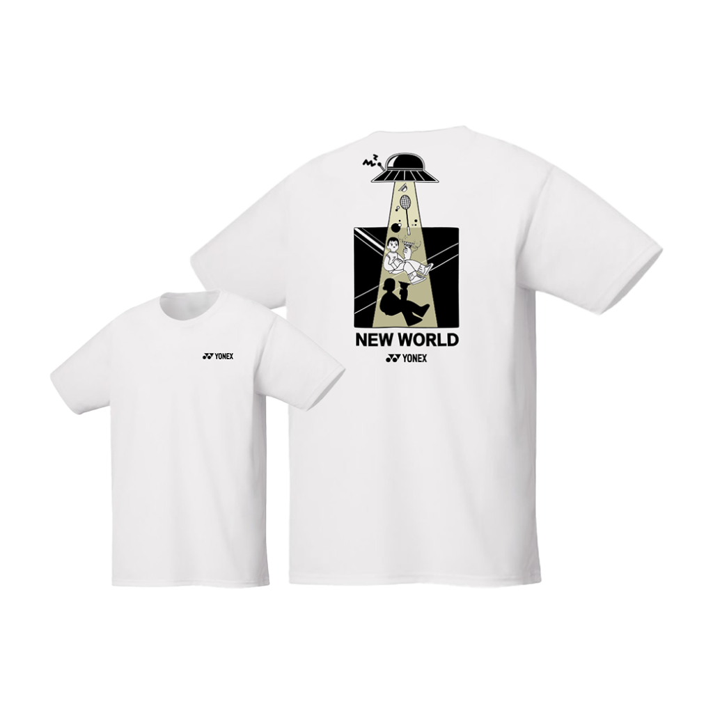 เสื้อกีฬาแบดมินตัน Yonex ลาย New World