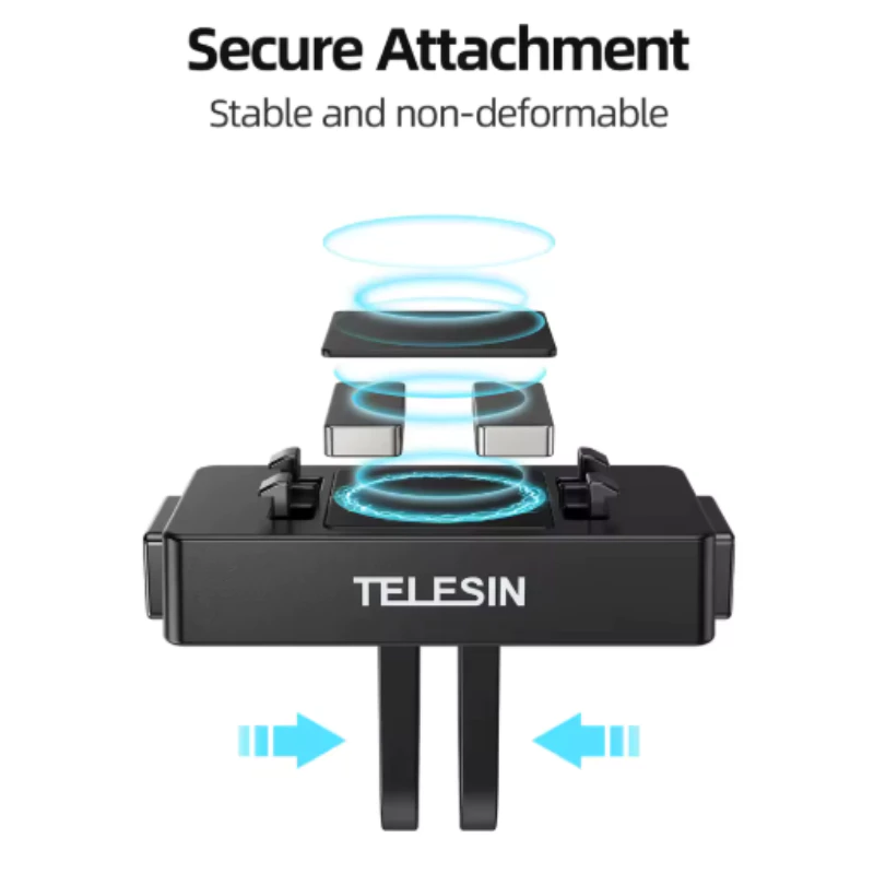 Telesin Insta360 X5 / X4Air / X4 / X3 / Ace / Ace Pro / Ace Pro 2 Adapter Magnetic Base Mount thumbnail 4