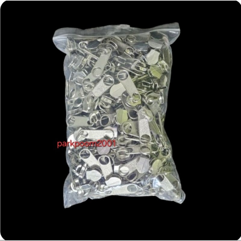 หัวซิปเบอร์ 8 และ3 สีเงิน 50 ชิ้น ใส่ผ้าซิบไนลอน ซิป หัวซิปกระเป๋าถอดออกได้ทนทาน ซ่อมแจ็คเก็ตชุด ถ้าซื้อจำนวนมากทักแชทคะ