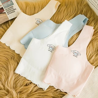 【เซ็ต 3/4 ชิ้น!!!】 เสื้อชั้นในเด็กผู้หญิง เสื้อซับในเด็ก แบบสวม ฟองน้ำถอดได้ ยืดได้เยอะ สำหรับเด็กนักเรียน เด็กวัยรุ่น