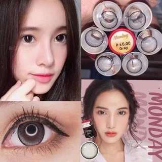 บิ๊กอาย คอนแทคเลนส์ Bigeye gray สีเทา ตาโตลายขายดี แถมตลับทุกคู่