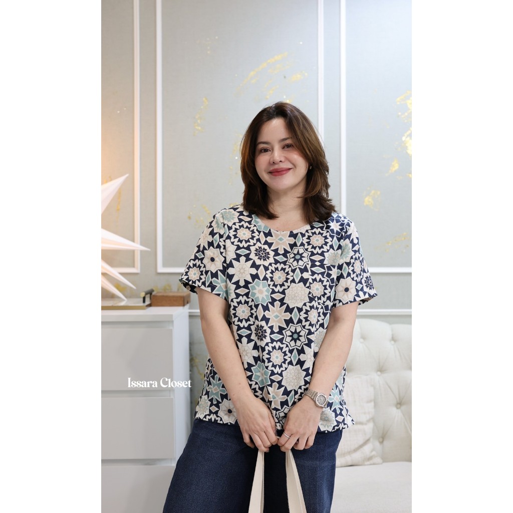 Tee Linen #ลายThai chompulunch 🌸