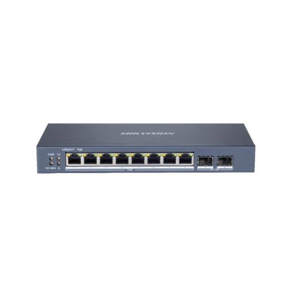 HIKVISION 8 Port Gigabit Smart POE Switch Model : DS-3E1510P-SI