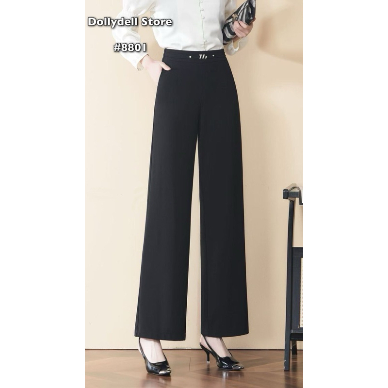 8801  กางเกงทรงตรง Dolly Dell