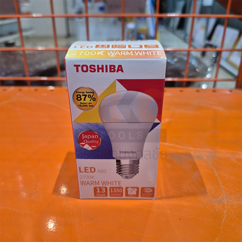 TOSHIBA หลอดLED BULB 13W W/W