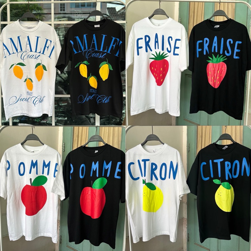 SIS.ON | พร้อมส่ง🧸เสื้อยืดโอเวอร์ไซส์ Oversize SHE รวมขาว-ดำ