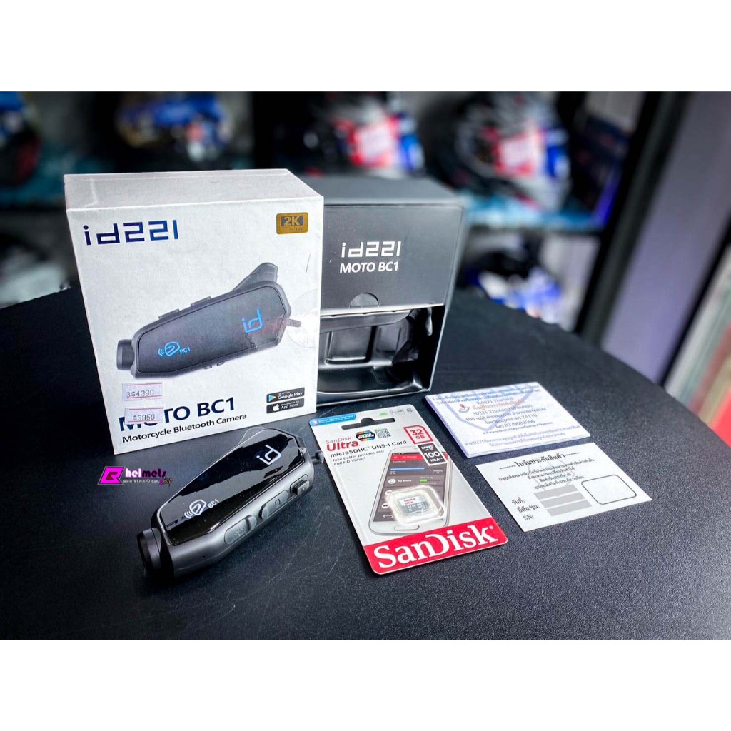 บลูทูธพร้อมกล้อง ID221 MOTO BC1 บลูทูธมีกล้องในตัวพร้อมใช้งาน (M004)