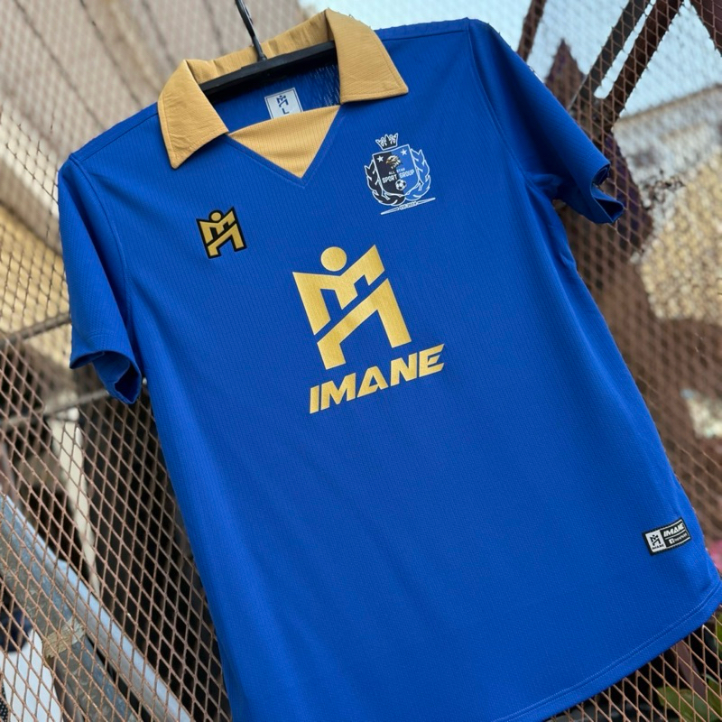 IMANE เสื้อกีฬาคอวีปก พร้อมโลโก้ All Star Sport Group//Imane