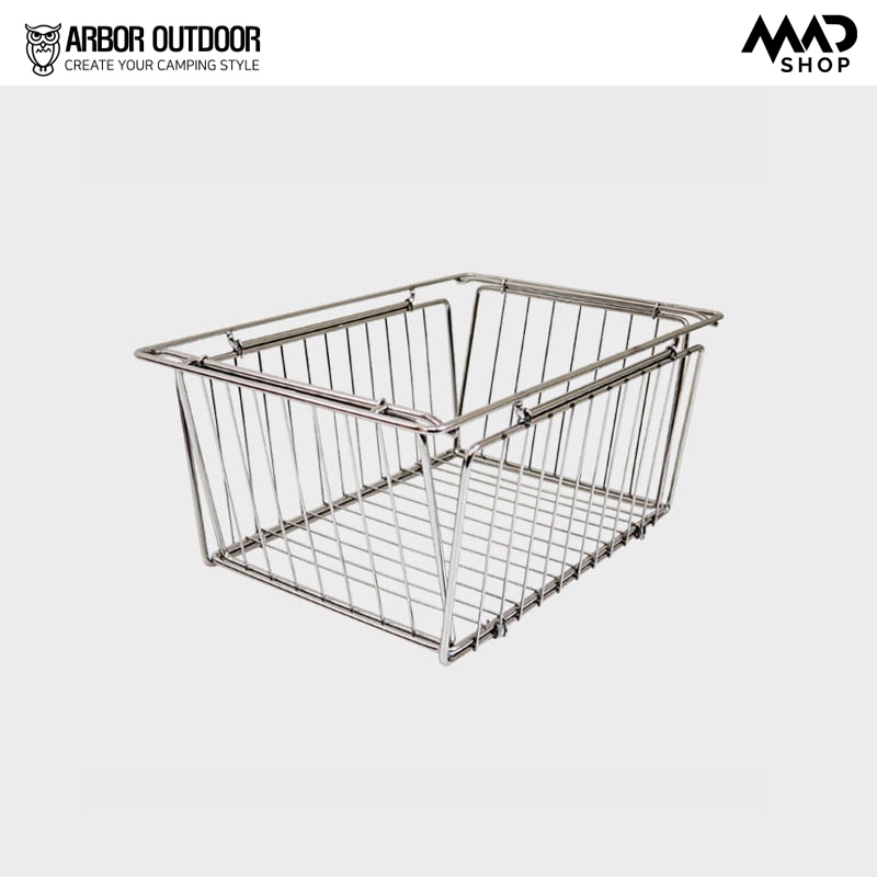 🔥พร้อมส่ง🔥(Silver) ARBOR ตะกร้าสแตนเลส IGT