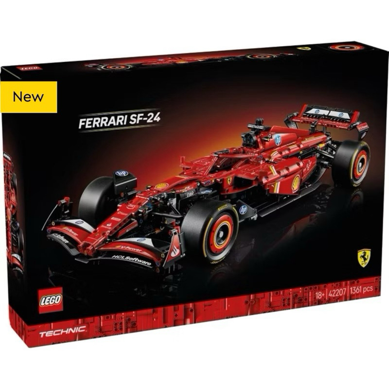 Lego Technic 42207 Ferrari SF-24 F1 Car ของแท้มือหนึ่งกล่องสวย 100% พร้อมส่ง