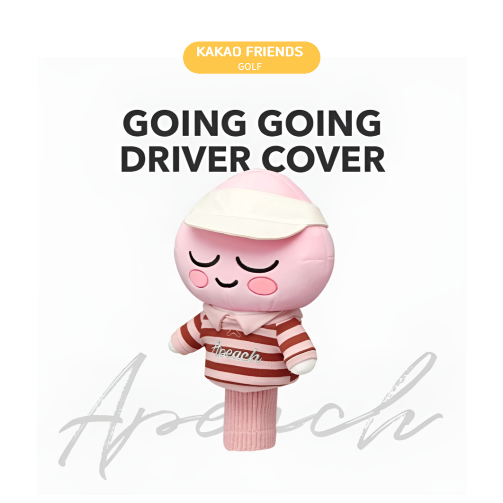 [🚚จัดส่งไว] Kakao Friends Golf Going Going Driver Cover Apeach