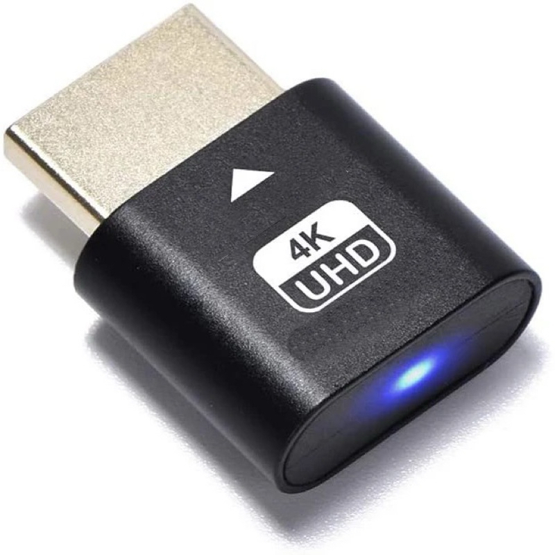 4k Displayport Dummy Plug / HDMI Virtual 4K HDMI DDC EDID Dummy Plug EDID จอแสดงผลโกง Virtual ปลั๊ก HDMI Dummy Emulator ราคา ถูกที่สุด ดีลบีเคเค แกลเลอรีภาพที่ 4