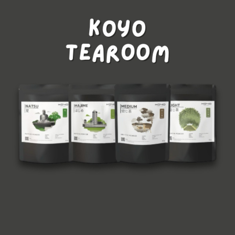 KOYO tearoom hojicha โฮจิฉะ โคโย ทีรูม 50 กรัม/ซอง