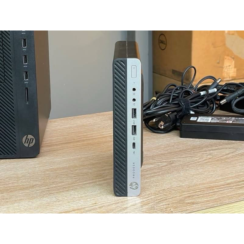 HP ProDesk 600 G5 Desktop Mini i7-9700T SSD256GB+HD500GB RAM16GB Win 10 Pro WiFi สินค้ามือสอง