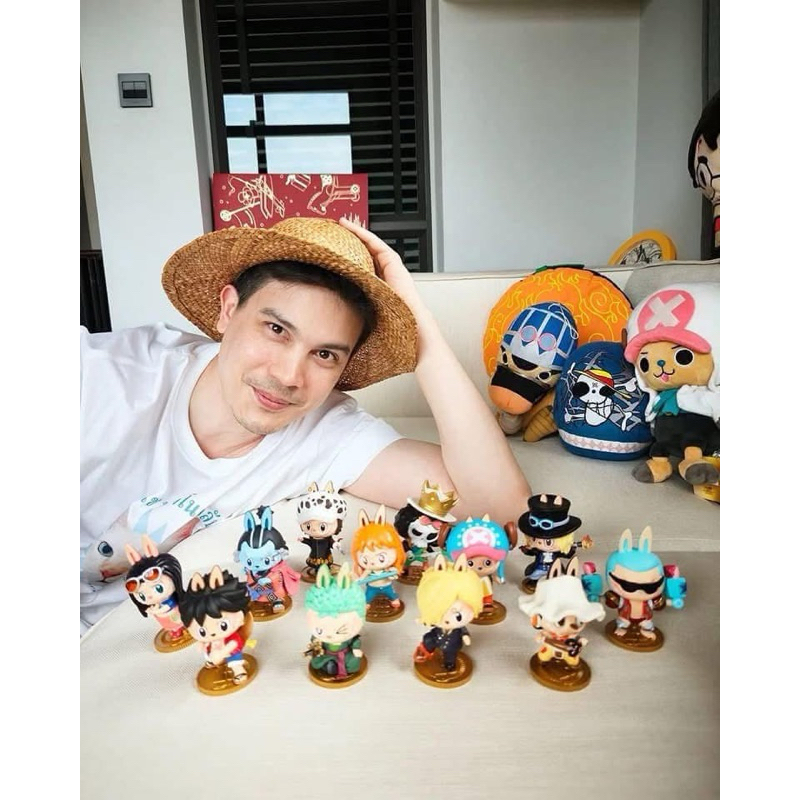 🇹🇭พร้อมส่งจากไทย🇹🇭ยกboxกล่องสุ่ม โมเดล : POP MART LABUBU THE MONSTERS x ONE PIECE Set box ใหม่ในซีล ลิขสิทธิ์แท้