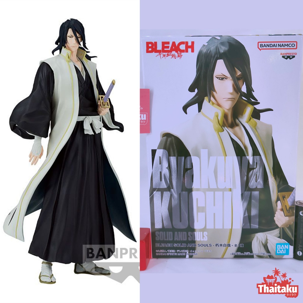 Bleach บลีช - LOT ASIA - Byakuya Kuchiki  เบียคุยะ คุจิกิ - Solid And Souls - ฟิกเกอร์ Figure โมเดล 