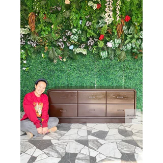 (ส่งฟรี!+สีฟรี!)ตู้วางทีวีไม้สัก สไตล์มินิมอล ไม้หนา แข็งแรง โดนน้ำแล้วไม่บวม ไม่เป็นเชื้อรา อายุการใช้งาน 20 ปีขึ้นไป