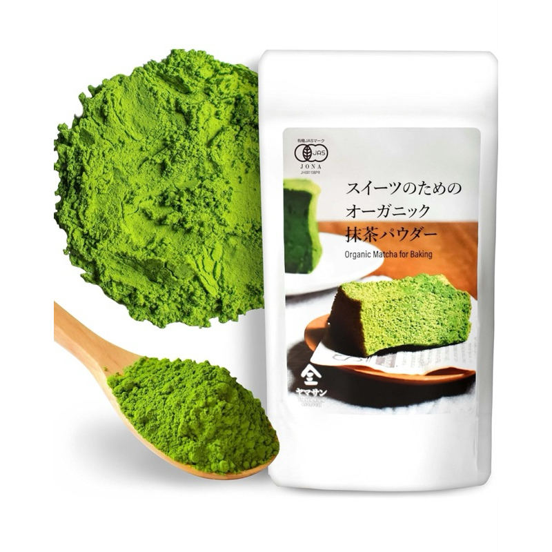Kyoto Uji Yamasan Matcha Powder, Organic Matcha Powder for Sweets, 3.5 oz (100 g), Matcha, Uji Match