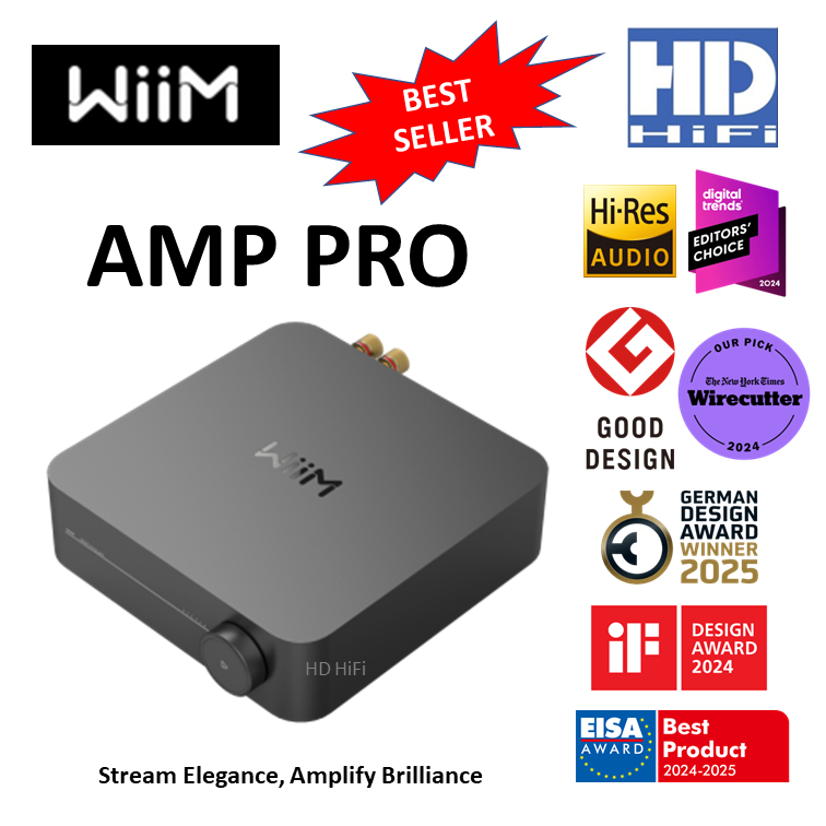 Wiim AMP PRO Music Streaming Amplifier สี Space Grey