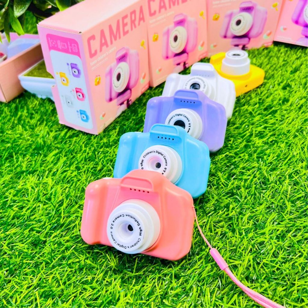 กล่องถ่ายรูปของเด็ก น่ารัก  กล้องดิจิตอล มินิ รุ่น มีขาตั้ง สำหรับเด็ก ถ่ายภาพ พร้อมบันทึกวิดิโอได้ เล่นเกมส์ได้ ราคา ถูกที่สุด ดีลบีเคเค แกลเลอรีภาพที่ 2