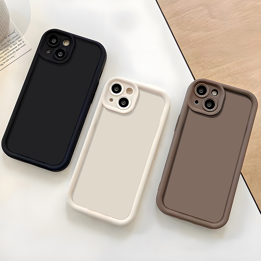 เคสกันกระแทกซิลิโคน TPU นิ่มดีไซน์ใหม่ For Vivo Y21 V30 Pro Y17S V27 Y20 Y11 Y03 V21E Y15S Y22 Y27S Y36 Y93S Y91C Y51 4G