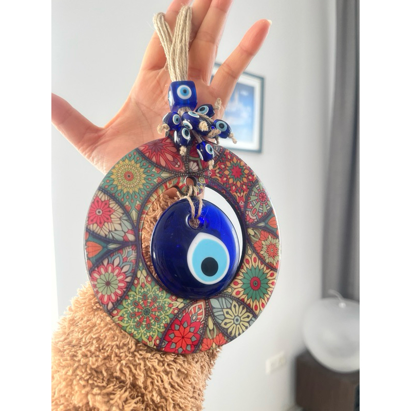 evil eye ที่แขวนประดับบ้าน ของตกแต่งบ้านสไตร์ตุรกี