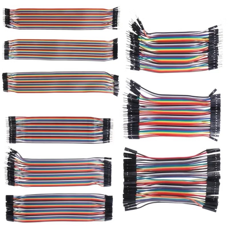 สาย jumper ผู้-ผู้ ผู้-เมีย เมีย-เมีย Female-Female Dupont Wire Jumper Cable 10/15/20/30 pitch 2.54cm L288