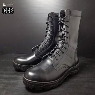 คอมแบท รุ่น CCB หนังขัดมัน ทรงเรียวสูง พื้นรถถัง by Srichaig…