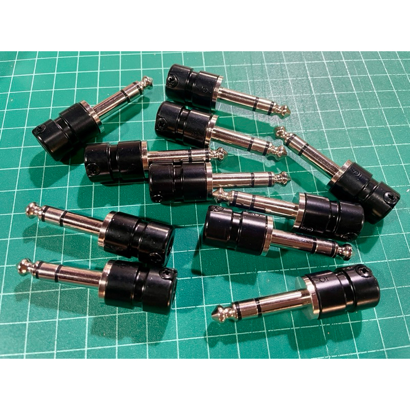 Squareplug SPS6-SBK Short Body Straight (TRS) Stereo Connector หัวแจ็คแบบตรงขนาดเล็กกว่าปกติ ประหยัดพื้นที่
