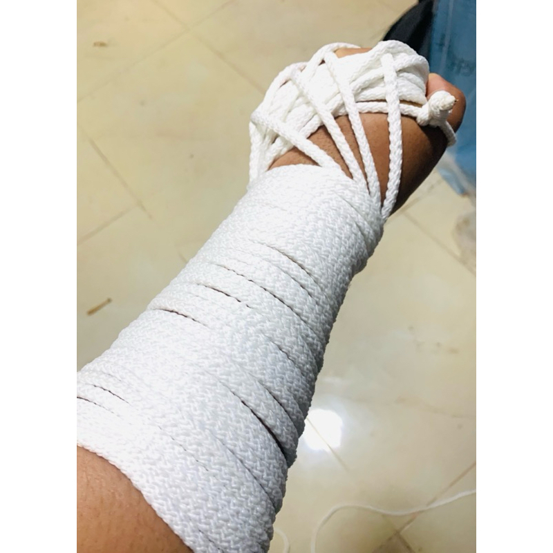 เชือกพันมือมวยไทยโบราณ