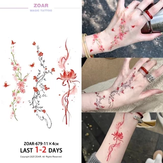 COD🔥 ⚡ส่งจากไทย⚡ZOAR L25 สติ๊กเกอร์รอยสักวันสงกรานต์ พร้อมส่ง color Magic tattoo เมจิกแทททู สี สติ๊กเกอร์ง่ายๆ สำหรับออ
