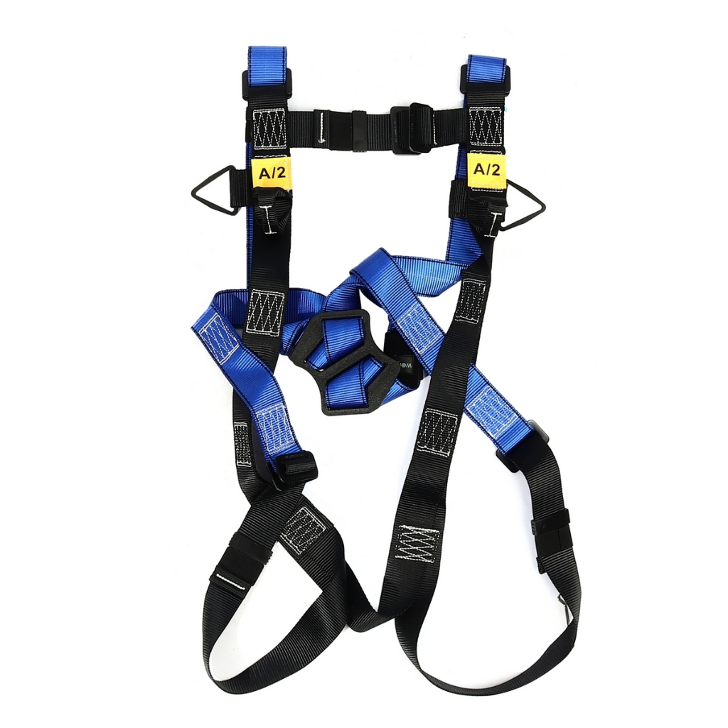 WORKSAFE เข็มขัดนิรภัยกันตกเต็มตัว รุ่น WSF122  มาตรฐานความปลอดภัย:  ✔ EN361 ✔ SS528