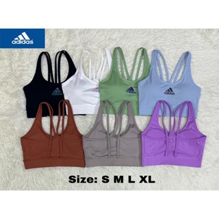 สปอร์ตบา เสื้อเอวลอย ใส่ออกกำลังกาย โยคะ Bra AD01 ใส่สบาย [s…