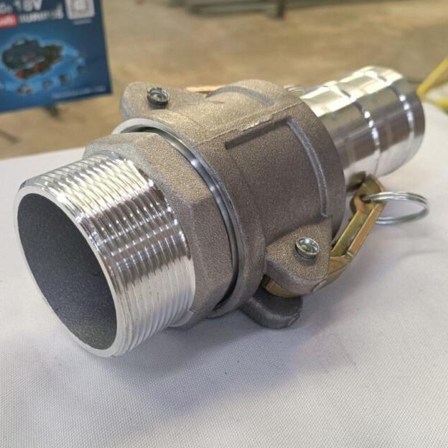 ข้อต่อสวมเร็วเกลียวใน ไม่ต้องขัน (1ชุด=2ชิ้น) ตัวผู้ตัวเมีย 2นิ้ว/3นิ้ว ข้อต่อหูล็อค เกษตร สายดับเ