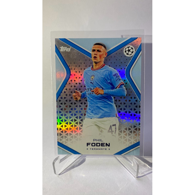 การ์ดนักฟุตบอล Phil Foden MANCHESTER CITY PLAYMAKER TOPPS 2022