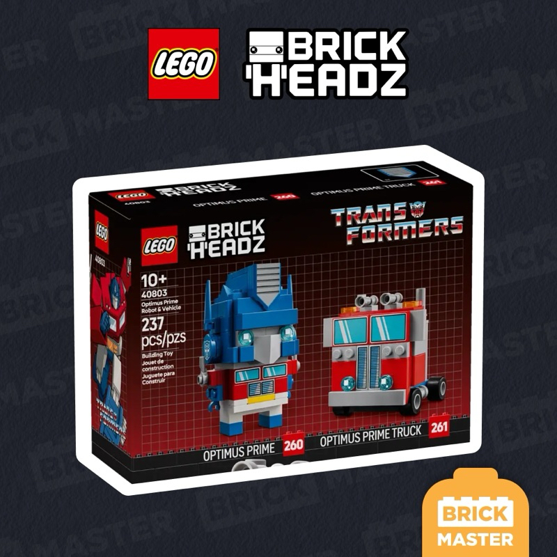 LEGO Brickheadz 40803 : Optimus Prime Robot & Vehicle (เลโก้แท้ พร้อมส่ง)