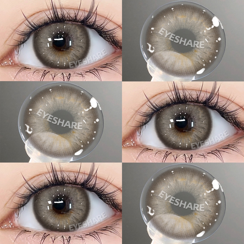 {COD}-คอนแทคเลนส์ Eyeshare Hellenic Brown คอนแทคเลนส์แฟชั่นขนาด 14.5 มม. ใช้ได้ 1 ปี จัดส่งฟรี ค่าอมน้ำ 40%