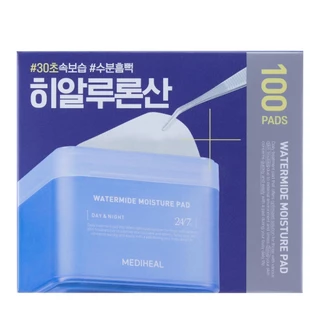 MEDIHEAL - Watermide Moisture Pad (100PCS) เมดิฮีล วอเตอร์ไมด์ มอยส์เจอร์ แพด 100ชิ้น/150มล.