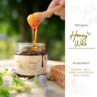Merkeza honey wax เมอเกซซ่า แว๊กน้ำผึ้ง แว๊กซ์กำจัดขน กำจัดขน ผิวเรียบเนียน ที่ดึง ที่ลอกขน
