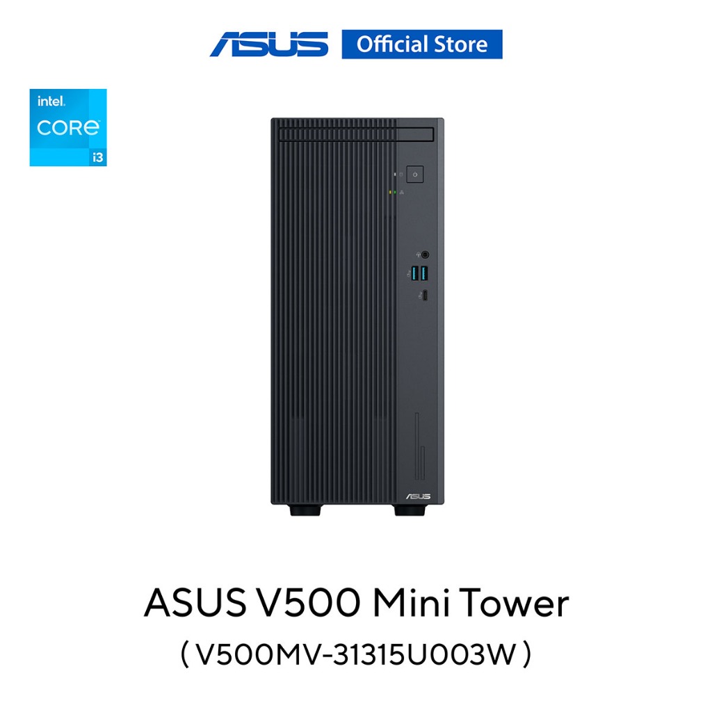 ASUS V500 Mini Tower (V500MV-31315U003W) i3-1315U, 8GB, 512GB SSD, W11