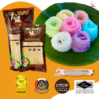 ขนมจีนอบแห้งมิสเตอร์บ๊อบยกลัง size S 100g24 ห่อ 200g 12 ห่อ