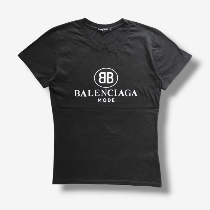 BALENCIAGA MODE BB PARIS T-SHIRT (MADE IN ITALY) BASIC ไซส์ M