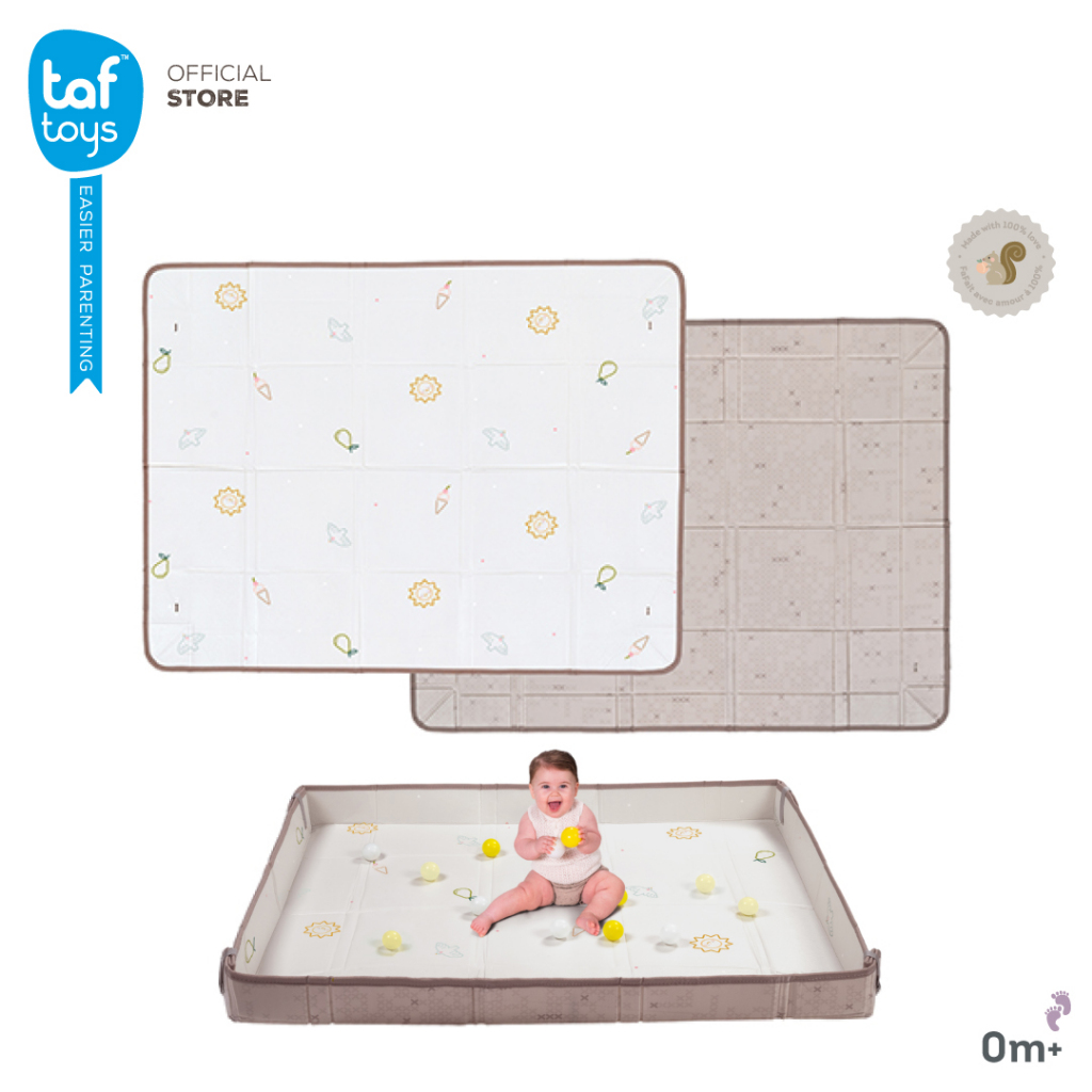 Taf Toys เสื่อรองคลาน พับได้ ขนาดใหญ่ Fold 'n Fun Mat ของใช้เด็กแรกเกิด ราคาถูก