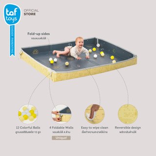 Taf Toys เสื่อรองคลาน พับได้ ขนาดใหญ่ Fold 'n Play Mat ของใช้เด็กแรกเกิด รูปที่ 5