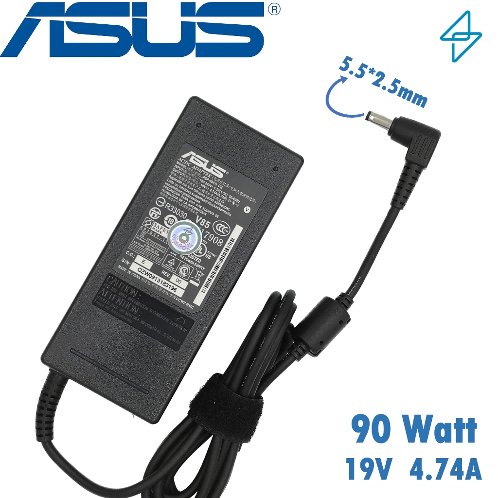 Asus Adapter ของแท้ X44C X44H X44HY X44HO X44LY X50 X50C X50SL X50N X50R X50SR X50V 90w 5.5 สายชาร์จ