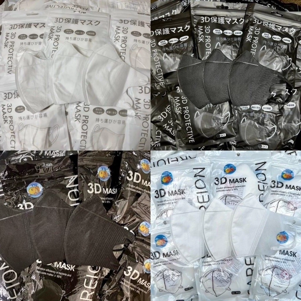 แมส3D แมสหน้าเรียว 1ซองมี10ชิ้น ป้องกันฝุ่นละออง PM2.5